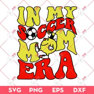 In My Soccer Mom Era SVG PNG, Little Miss Mom SVG PNG