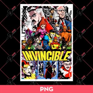Invincible Poster Manga Style PNG, Invincible PNG