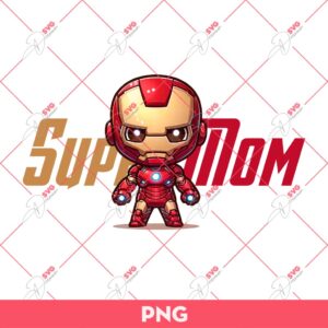Iron Man Super Mom PNG, Superhero Mom PNG, Mothers Day Gift PNG