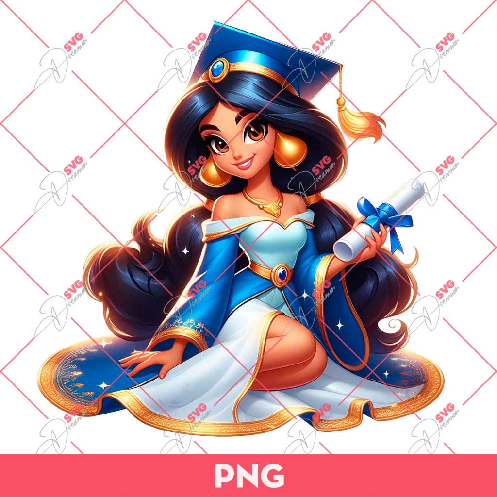 Jasmine Princess Graduation PNG, Disney Princess Graduation 2024 PNG 1 Jasmine Princess Graduation PNG, Disney Princess Graduation 2024 PNG