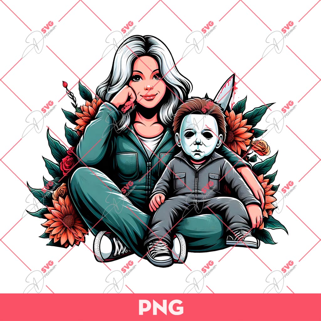 Mom And Son Michael Myers PNG, Mom And Boy Horror Movie Characters PNG, Mothers Day PNG 1 Mom And Son Michael Myers PNG, Mom And Boy Horror Movie Characters PNG, Mothers Day PNG