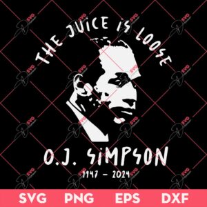 Oj Simpson The Juice Is Loose SVG, RIP Oj Simpson SVG