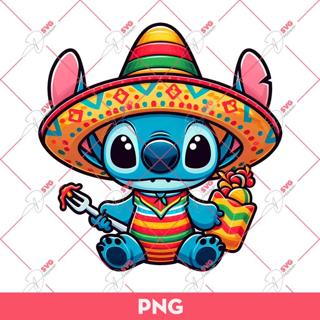 Stitch Cinco De Mayo PNG, Mexican Stitch PNG 1 Stitch Cinco De Mayo PNG, Mexican Stitch PNG