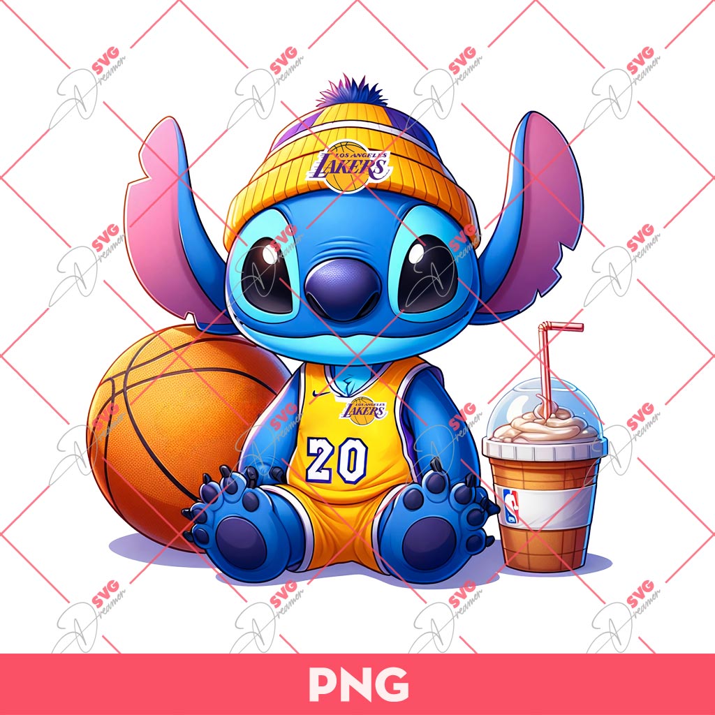 Stitch Lakers PNG, Stitch NBA Los Angeles Lakers PNG, Stitch Basketball PNG 2 Stitch Lakers PNG, Stitch NBA Los Angeles Lakers PNG, Stitch Basketball PNG