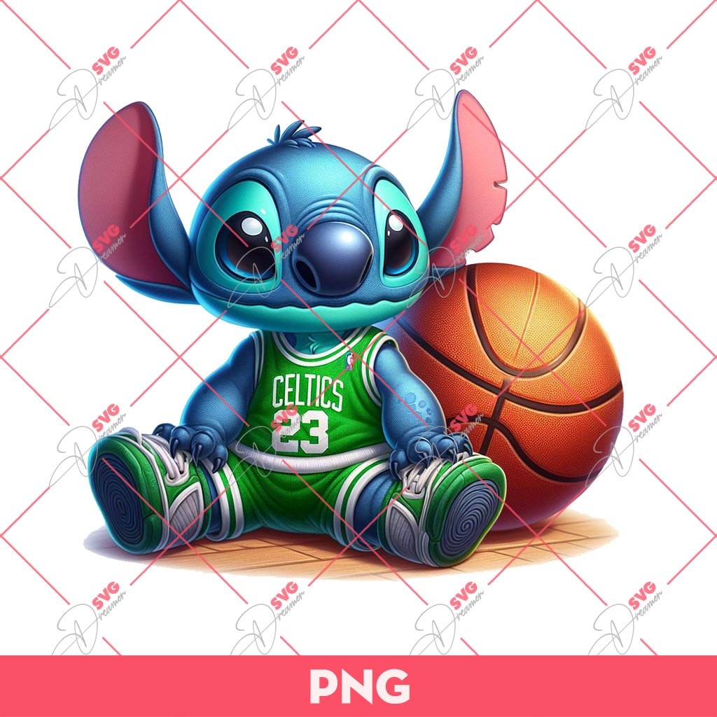 Stitch NBA Boston Celtics PNG, Stitch Boston Celtics PNG, Stitch Basketball PNG 1 Stitch NBA Boston Celtics PNG, Stitch Boston Celtics PNG, Stitch Basketball PNG