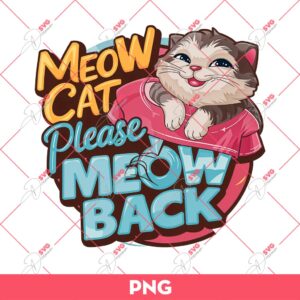 Baby Lasagna Meow Cat Please Meow Back PNG, Baby Lasagna PNG, Cats PNG