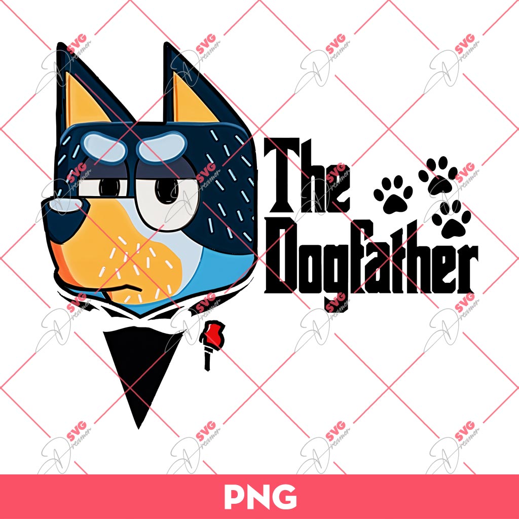 Bandit The Dogfather PNG, Bluey Father Day PNG 1 Bandit The Dogfather PNG, Bluey Father Day PNG