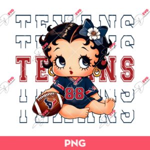 Bundle Cute Betty Boop PNG, Bundle Betty Boop Sport NBA MLB NFL (Over 50 Designs) 96 Bundle Cartoon Houston Texans NFL Football PNG, Cartoon Characters Houston Texans PNG Bundle