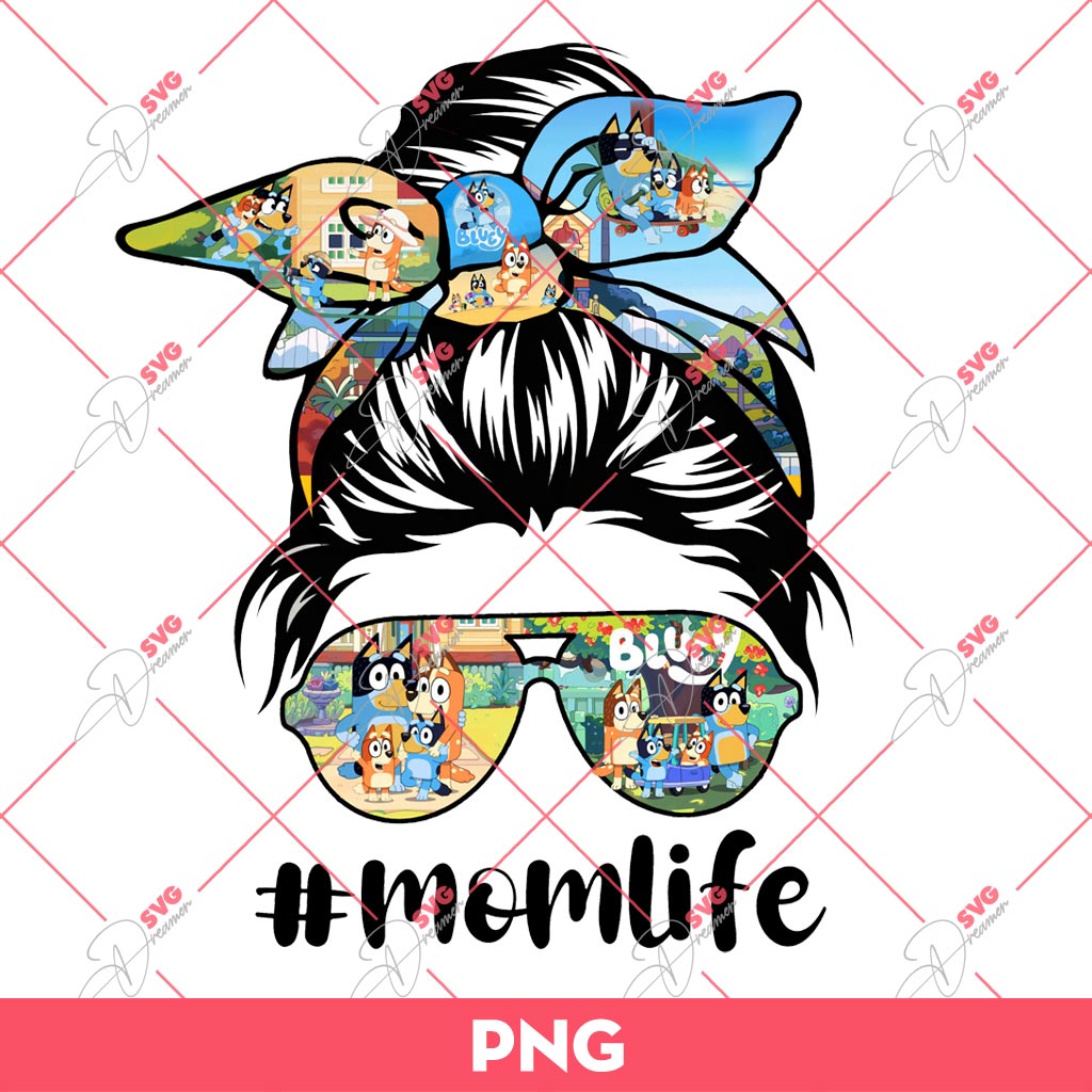 Bluey Mom Life Messy Bun Hair Bluey PNG, In My Bluey Mom Era SVG, Mothers Day Gift PNG 1 Bluey Mom Life Messy Bun Hair Bluey PNG, In My Bluey Mom Era SVG, Mothers Day Gift PNG