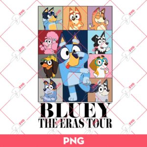Bluey The Eras Tour PNG, Bluey PNG