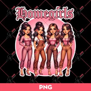 Chicana Girls PNG, Homegirls PNG