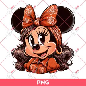 Chicana Minnie Mouse PNG, Latina Minnie Mouse PNG
