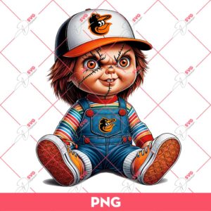 Chucky Baltimore Orioles PNG, Chucky Baseball PNG