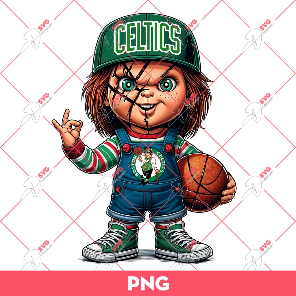 Chucky Celtics PNG, Horror Chucky Doll Player Basketball PNG, Boston Celtics PNG 1 Chucky Celtics PNG, Horror Chucky Doll Player Basketball PNG, Boston Celtics PNG