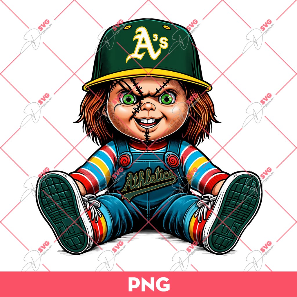 Chucky Oakland Athletics PNG, Chucky Baseball PNG 2 Chucky Oakland Athletics PNG, Chucky Baseball PNG
