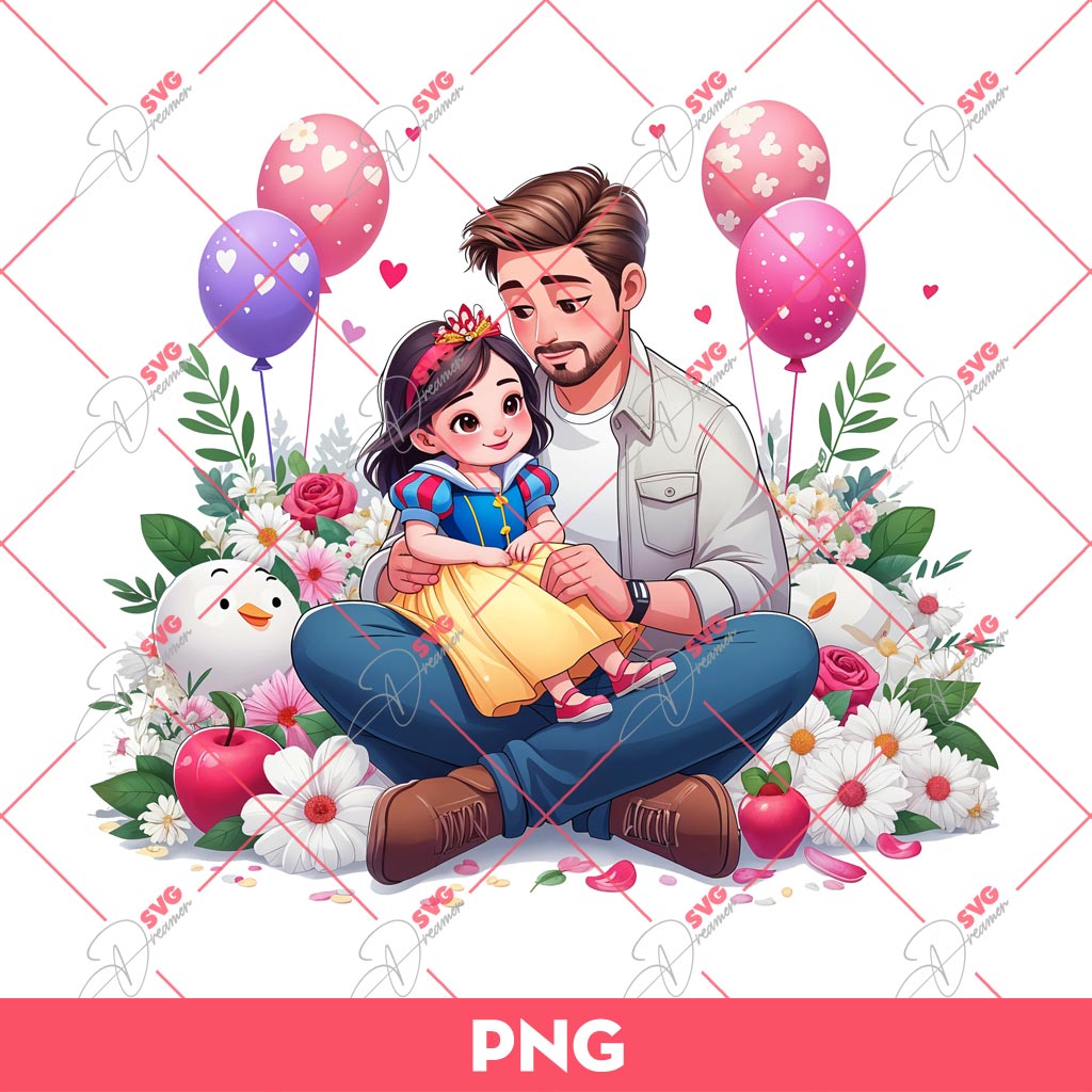 Dad And Daughter Snow White Princess PNG, Happy Fathers Day PNG, Dad And Girl Princess PNG 1 Dad And Daughter Snow White Princess PNG, Happy Fathers Day PNG, Dad And Girl Princess PNG