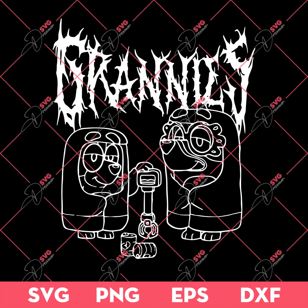 Death Metal Bluey Grannies Rita And Janet SVG, Bluey Grannies SVG PNG EPS DXF 2 Death Metal Bluey Grannies Rita And Janet SVG Bluey Grannies SVG PNG EPS DXF 2