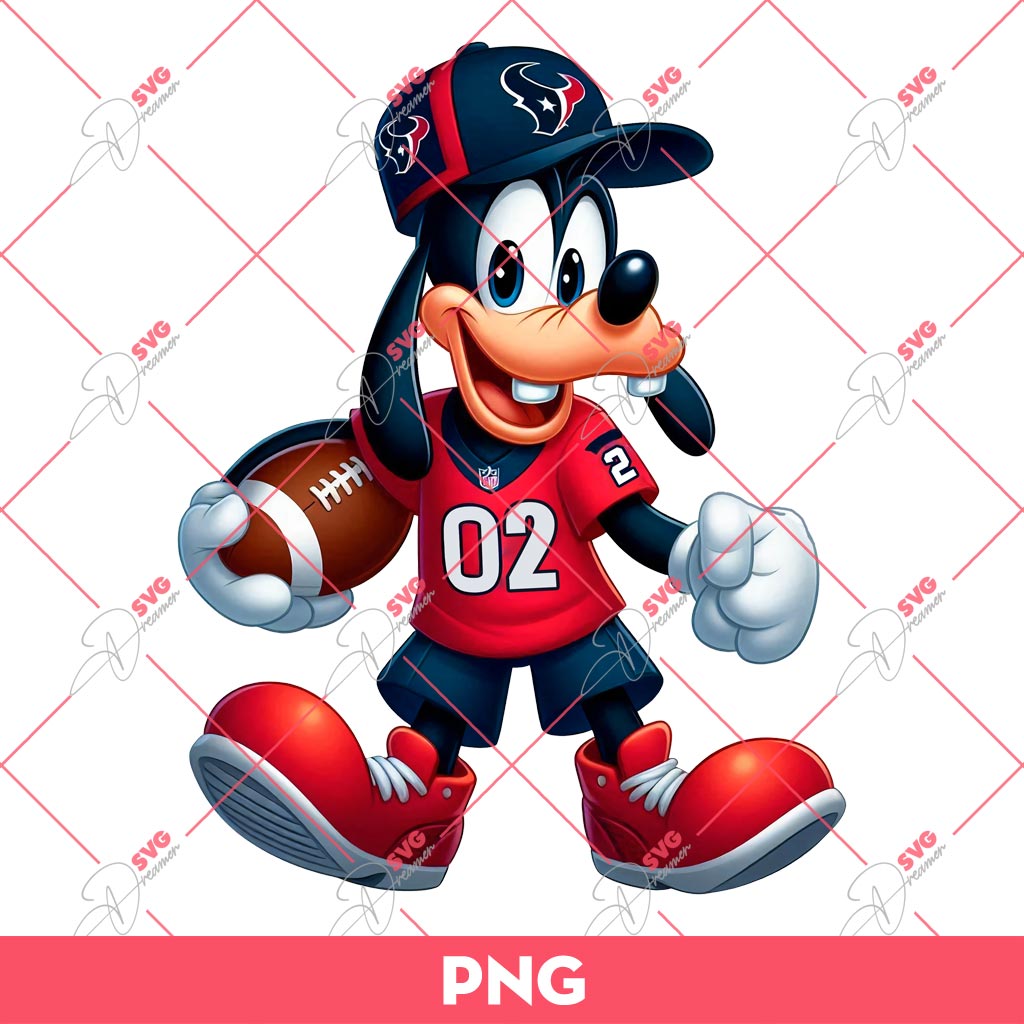 Goofy Houston Texans PNG, Disney Goofy NFL Football PNG 1 Goofy Houston Texans PNG, Disney Goofy NFL Football PNG