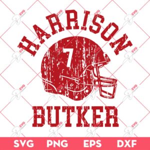 Harrison Butker Kansas City Helmet SVG PNG, Harrison Butker Helmet SVG PNG, Kansas City Chiefs PNG SVG EPS DXF