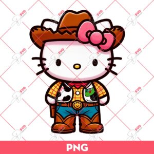 Hello Kitty Woody PNG, Kitty Toy Story PNG