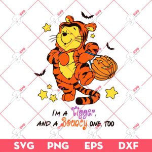 I'm A Tigger And A Bouncy One Too SVG, Tigger Winnie The Pooh Halloween SVG PNG