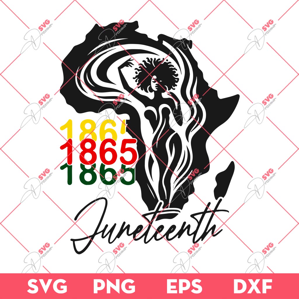 Juneteenth 1865 Afro Girl SVG PNG, Freedom Day SVG PNG, Black Live Matter SVG PNG EPS DXF 1 Juneteenth 1865 Afro Girl SVG PNG, Freedom Day SVG PNG, Black Live Matter SVG PNG EPS DXF