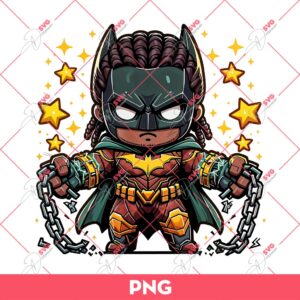 Juneteenth Batman PNG, Superhero Juneteenth Breaking Every Chain PNG, Black History PNG