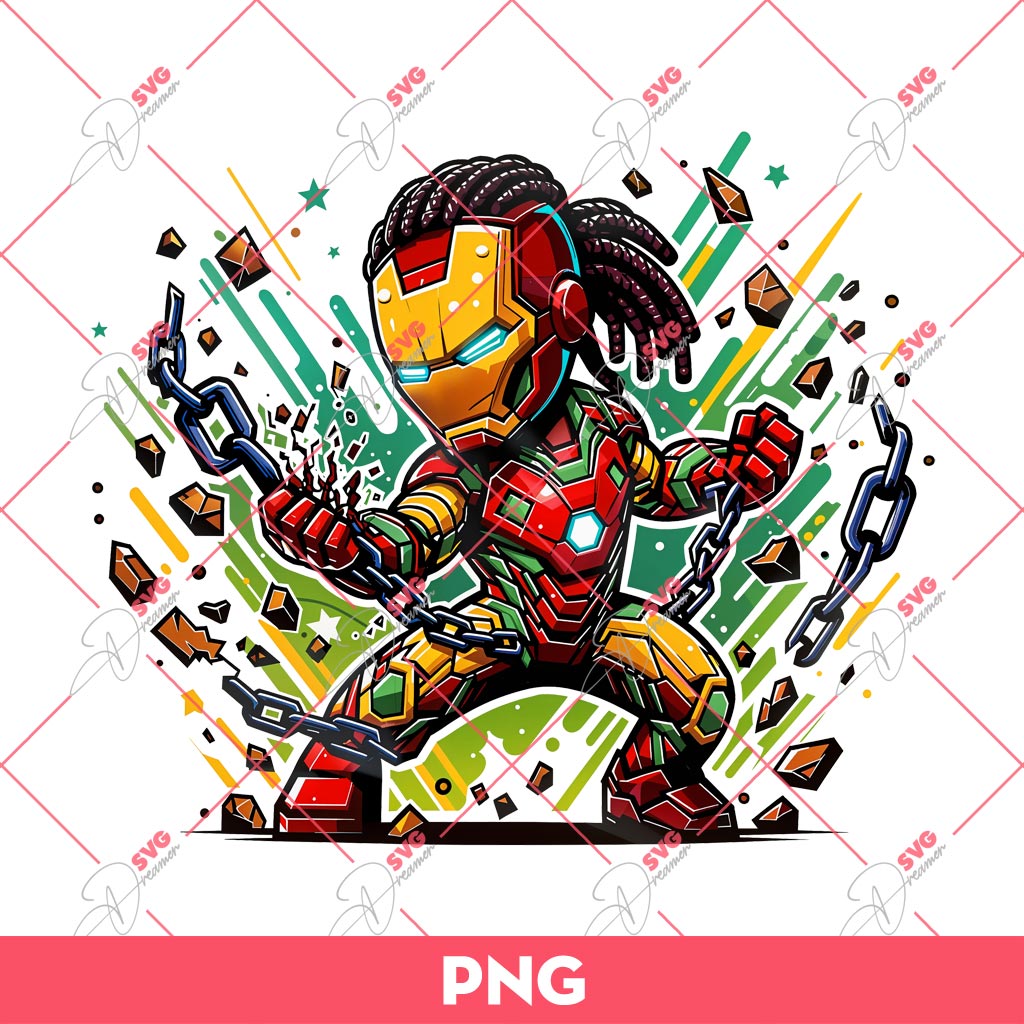 Juneteenth Iron Man PNG, Superhero Avengers Juneteenth Breaking Every Chain PNG, Black History PNG 1 Juneteenth Iron Man PNG, Superhero Avengers Juneteenth Breaking Every Chain PNG, Black History PNG