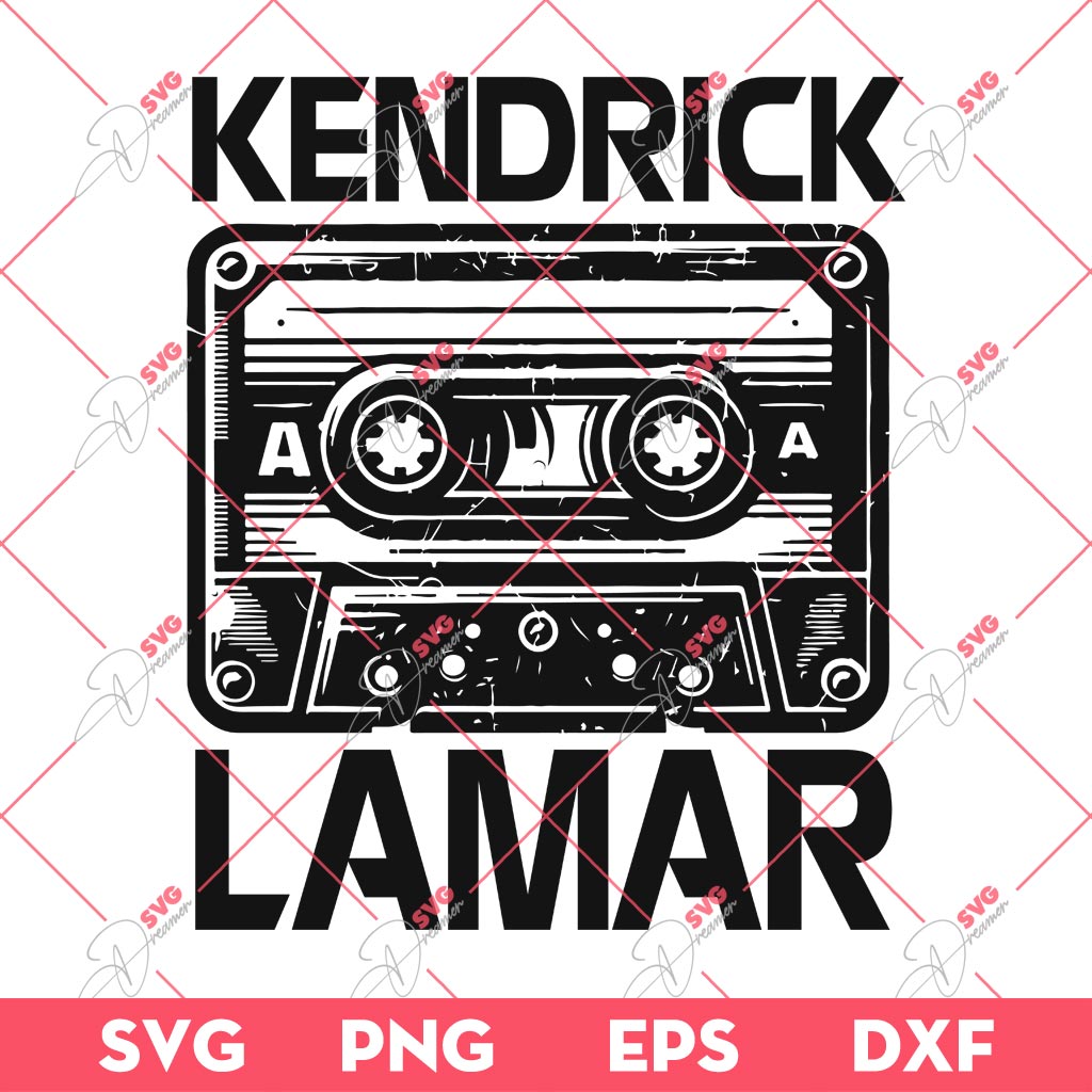Kendrick Lamar SVG, Cassette Kendrick Lamar SVG PNG EPS DXF 1 Kendrick Lamar SVG, Cassette Kendrick Lamar SVG PNG EPS DXF