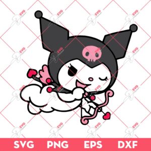 Kuromi Cupid SVG, Kuromi SVG PNG EPS DXF
