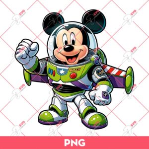 Mickey Buzz Lightyear PNG, Mickey Toy Story PNG