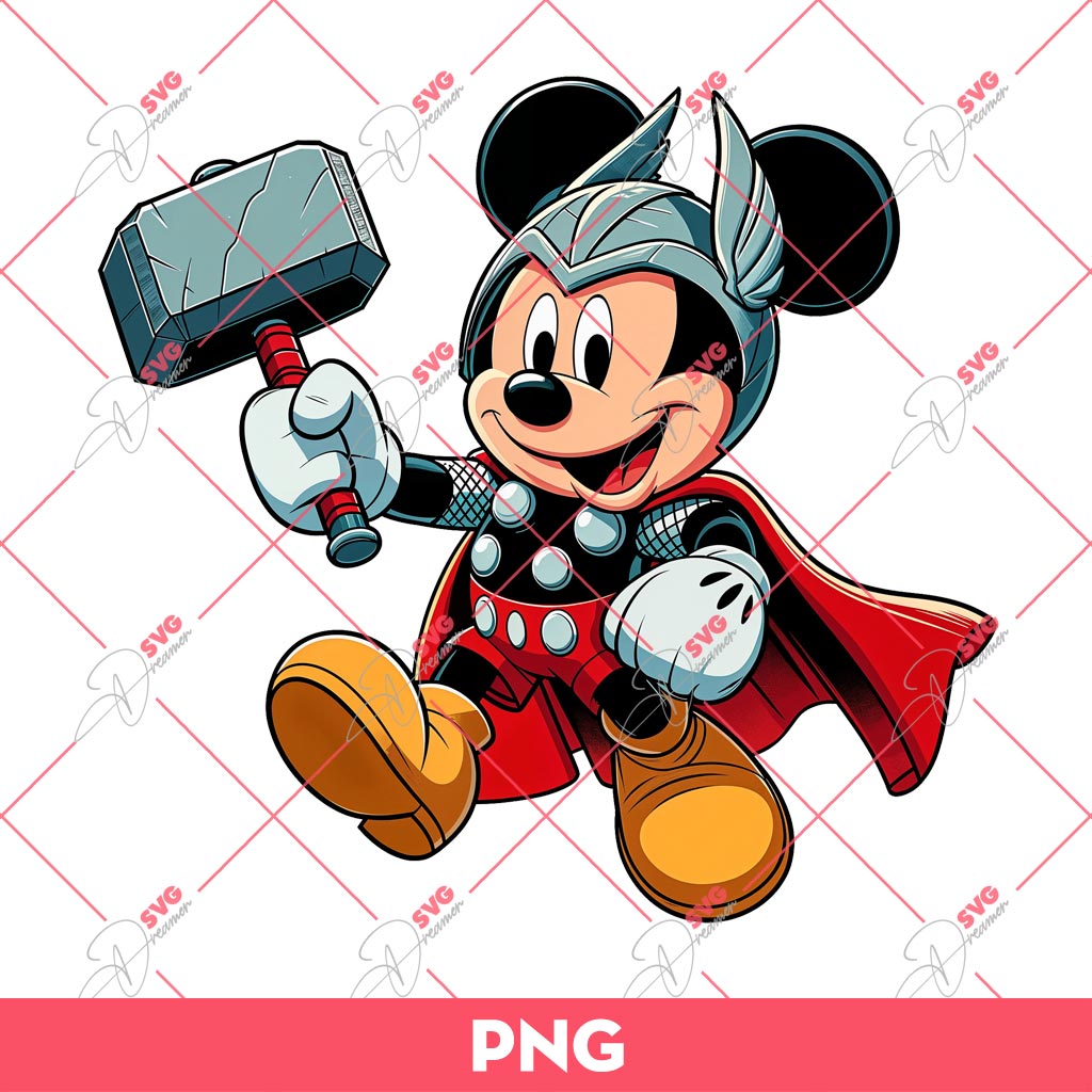 Mickey Thor PNG, Disney Mickey Mouse Superhero PNG, Thor Mickey PNG 1 Mickey Thor PNG, Disney Mickey Mouse Superhero PNG, Thor Mickey PNG