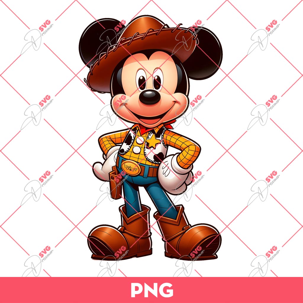 Mickey Woody PNG, Mickey Mouse Toy Story PNG 1 Mickey Woody PNG, Mickey Mouse Toy Story PNG