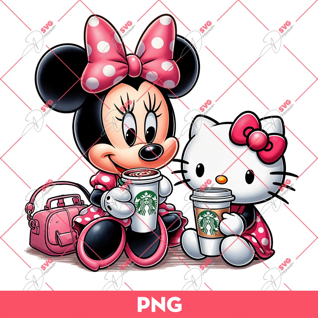 Minnie Mouse And Hello Kitty Coffee Starbucks PNG, Minnie Coffee PNG, Hello Kitty Coffee PNG 1 Minnie Mouse And Hello Kitty Coffee Starbucks PNG, Minnie Coffee PNG, Hello Kitty Coffee PNG