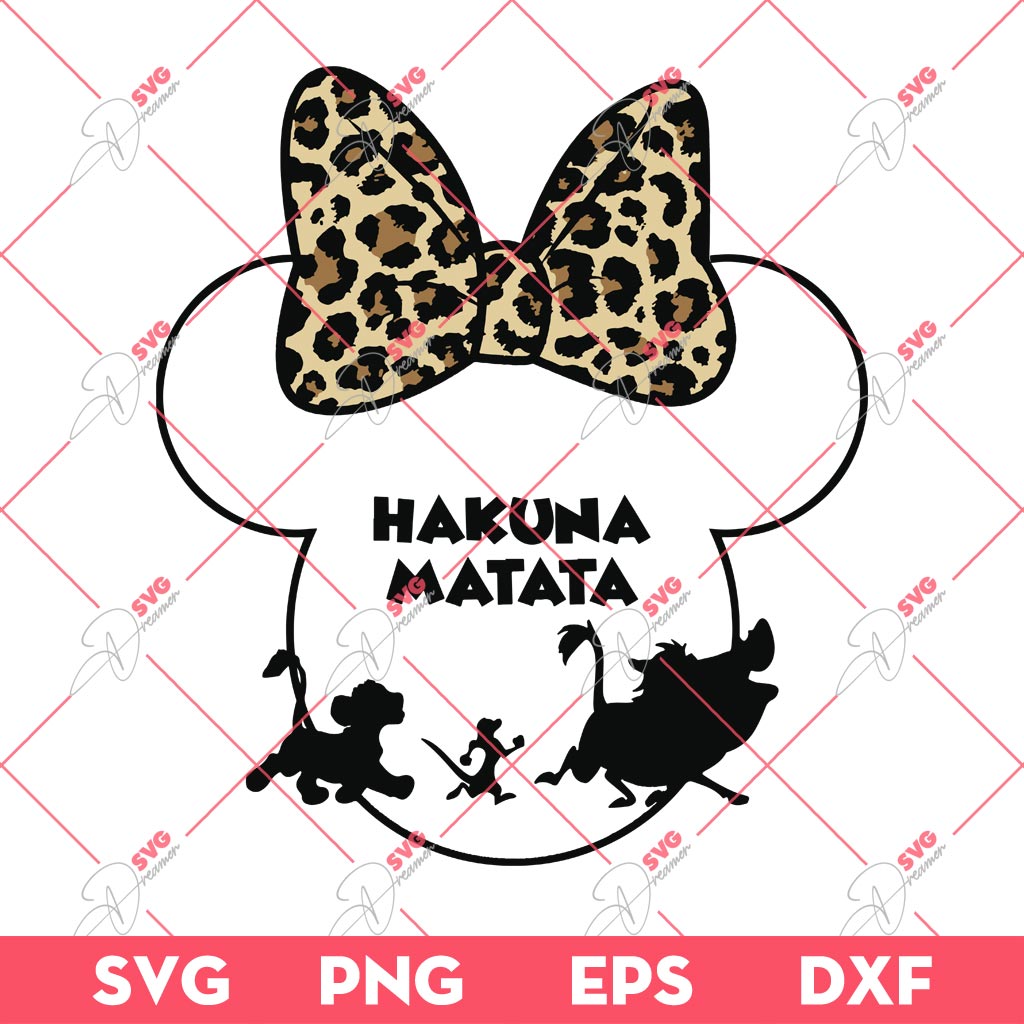 Minnie Mouse Head Hakuna Matana SVG, Disney Hakuna Matana SVG PNG 1 Minnie Mouse Head Hakuna Matana SVG, Disney Hakuna Matana SVG PNG