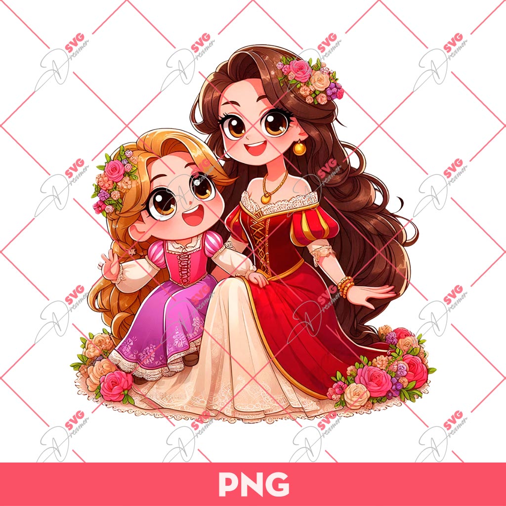 Bundle Mom And Princess PNG, Mothers Day Gift PNG 7 Bundle Mom And Princess PNG, Mothers Day Gift PNG