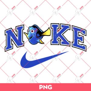 Dory Nike SVG PNG, Nike Dory Fish Finding Nemo SVG PNG