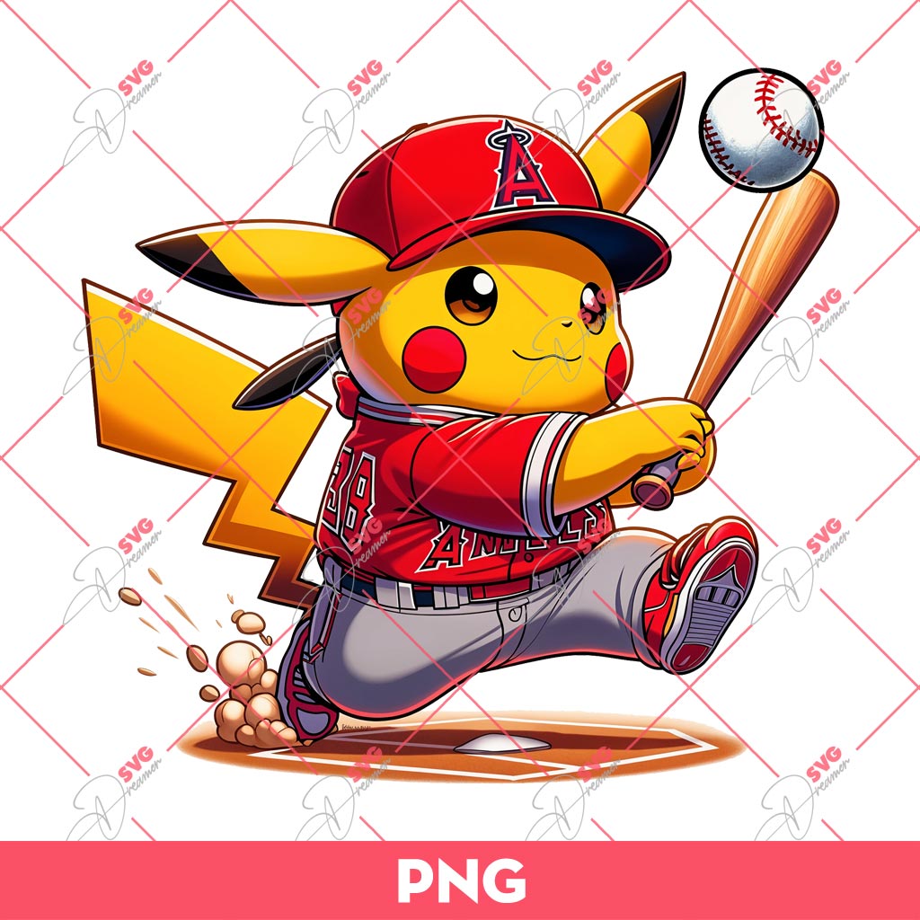 Pikachu Los Angeles Angels Baseball Player PNG, Pikachu Angels MLB PNG 1 Pikachu Los Angeles Angels Baseball Player PNG, Pikachu Angels MLB PNG