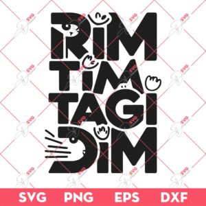 Rim Tim Tagi Dim SVG, Baby Lasagna SVG, Meow Cat Please Meow Back SVG