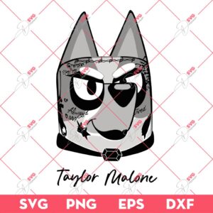Muffin Taylor Fortnight TTPD SVG PNG, Bluey Muffin Taylor Fortnight SVG PNG