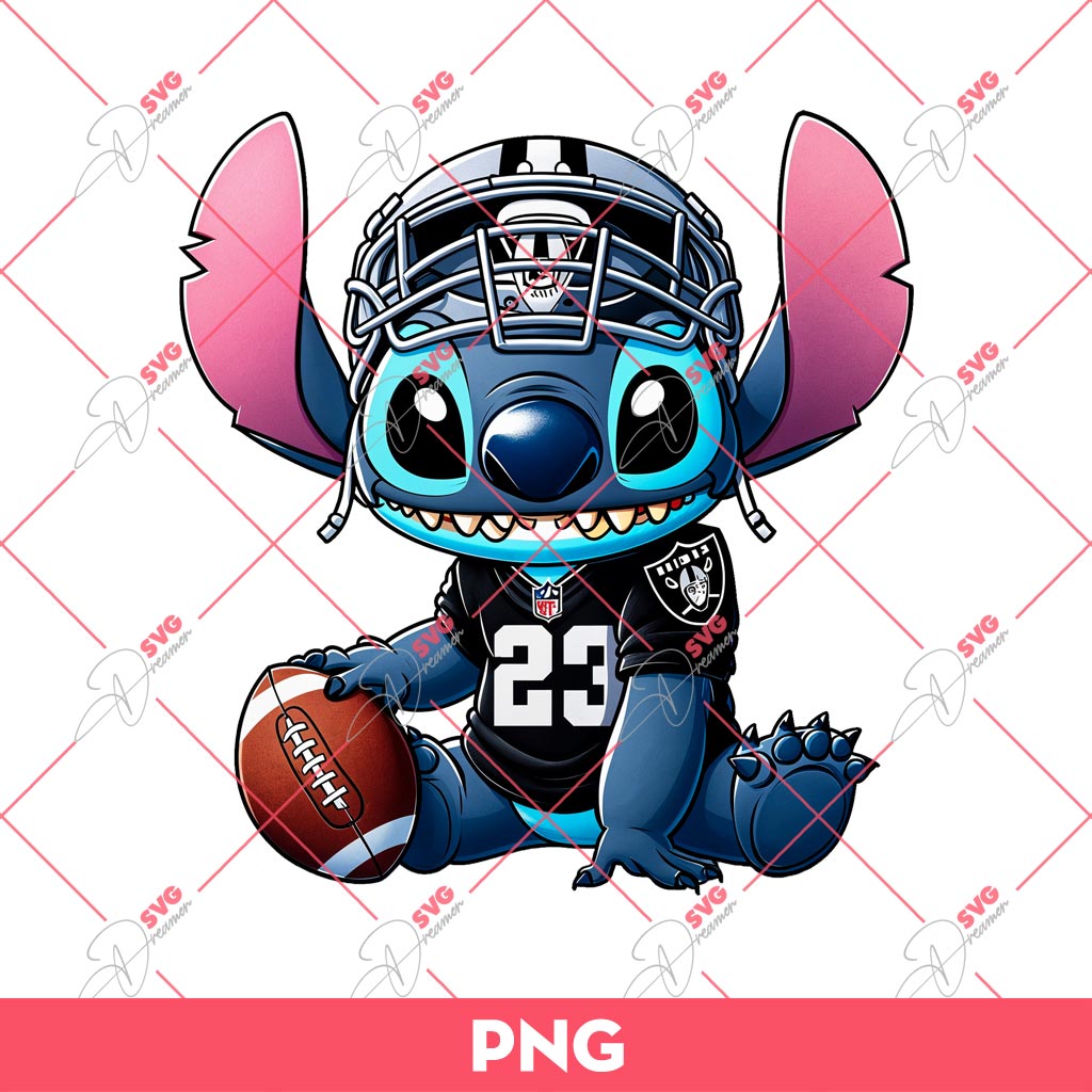 Bundle Las Vegas Raiders PNG, Bundle Cartoon Characters NFL Football Raiders Team PNG 4 Stitch Las Vegas Raiders PNG, Stitch NFL Football PNG