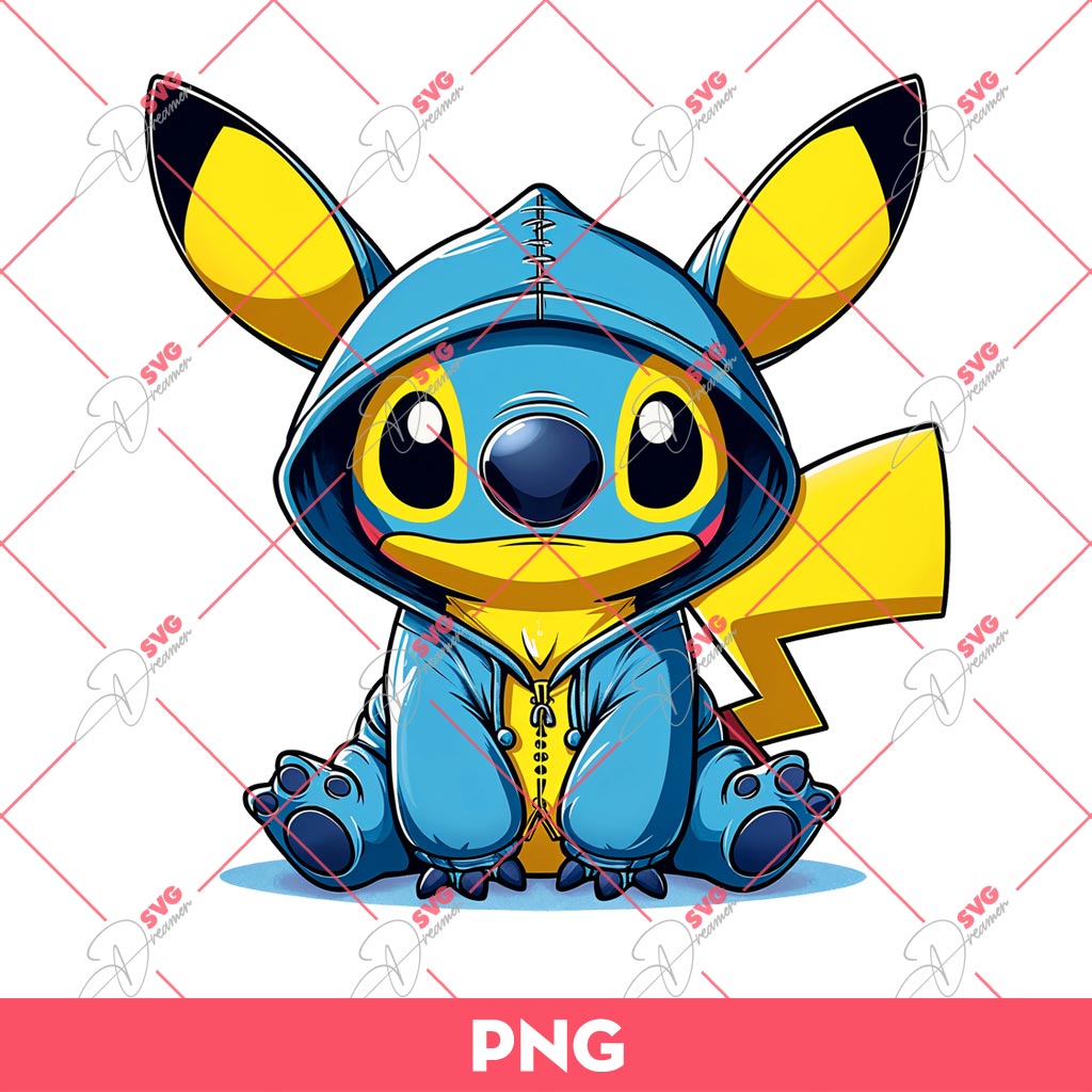 Stitch Pikachu PNG, Pikachu Stitch PNG 2 Stitch Pikachu PNG, Pikachu Stitch PNG