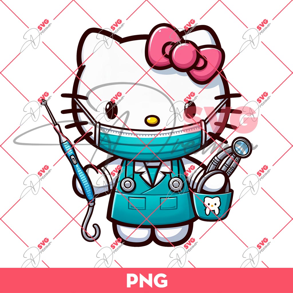 Hello Kitty Dentist PNG, Dental Hello Kitty PNG 4 Hello Kitty Dentist PNG, Dental Hello Kitty PNG