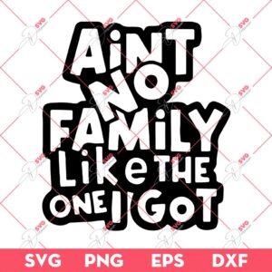Aint No Family Like The One I Got SVG PNG, Family Vacation Quotes PNG SVG DXF EPS