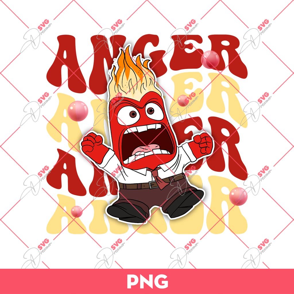Anger Inside Out 2 PNG, It's Okay To Feel All The Feels PNG 1 Anger Inside Out 2 PNG, It's Okay To Feel All The Feels PNG