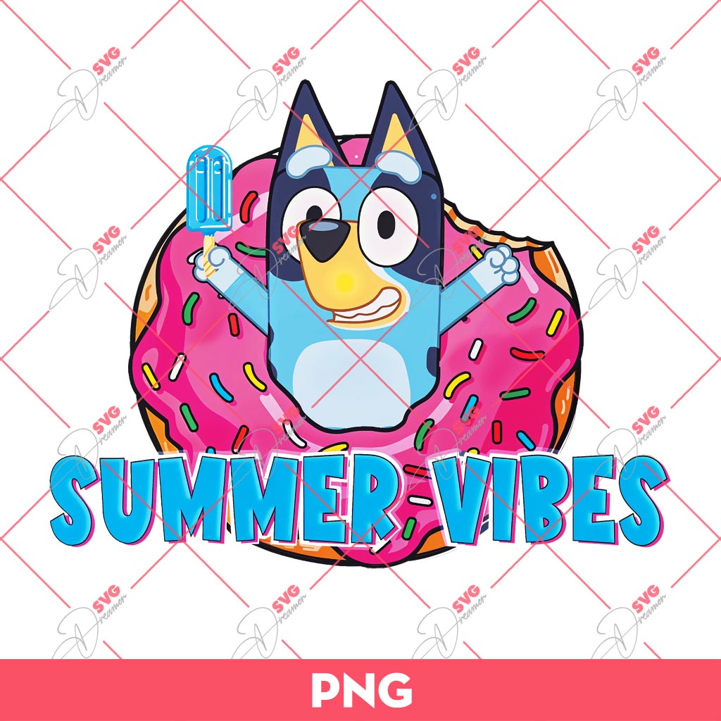 Bluey Donut Cake Summer Vibes PNG, Bluey PNG, Summer PNG 2 Bluey Donut Cake Summer Vibes PNG, Bluey PNG, Summer PNG