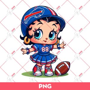 Bundle Cute Betty Boop PNG, Bundle Betty Boop Sport NBA MLB NFL (Over 50 Designs) 71 Buffalo Bills Betty Boop PNG, Cute Betty Boop NFL Football PNG
