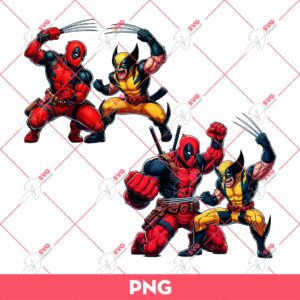 Deadpool And Wolverine Superhero PNG, Avengers PNG, Wolverine Deadpool Movie PNG