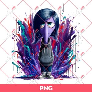 Ennui Inside Out 2 PNG, It's Okay To Feel All The Feels PNG, Ennui Colorful PNG