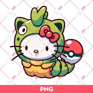 Hello Kitty Caterpie PNG, Pokemon Hello Kitty PNG